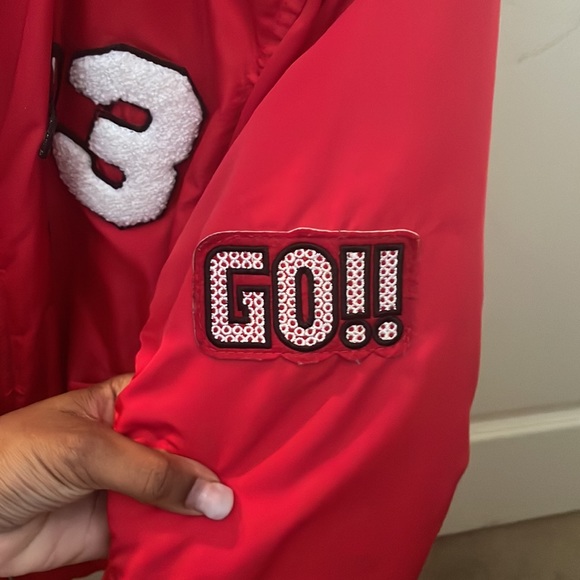 Red Kids Bomber Jacket - Picture 6 of 6
